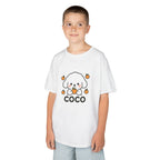 Kinder Design T-Shirt COCO - Weiß – Produktansicht 5