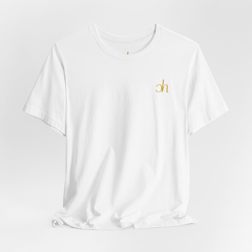 Ch T-Shirt - Weiß / Gold