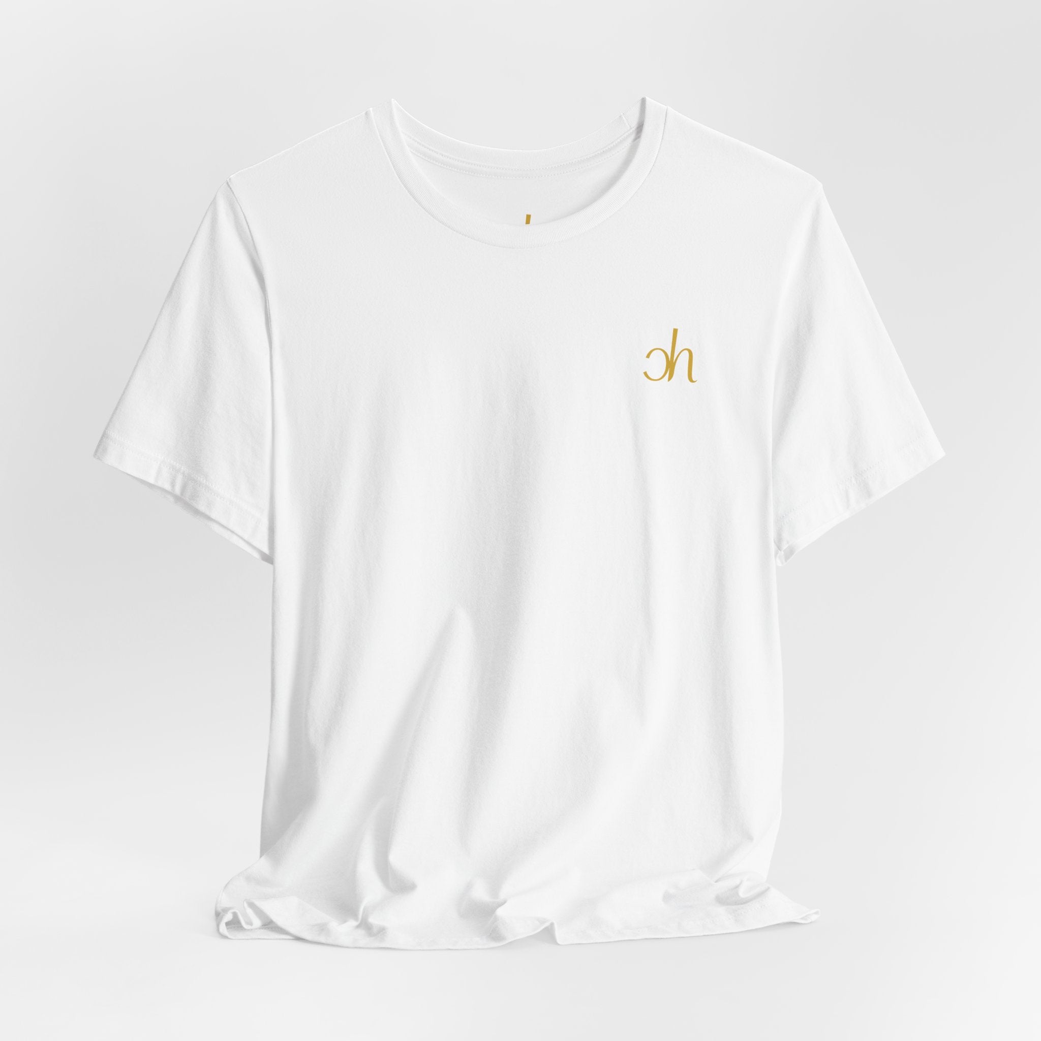 Ch T-Shirt - Weiß / Gold