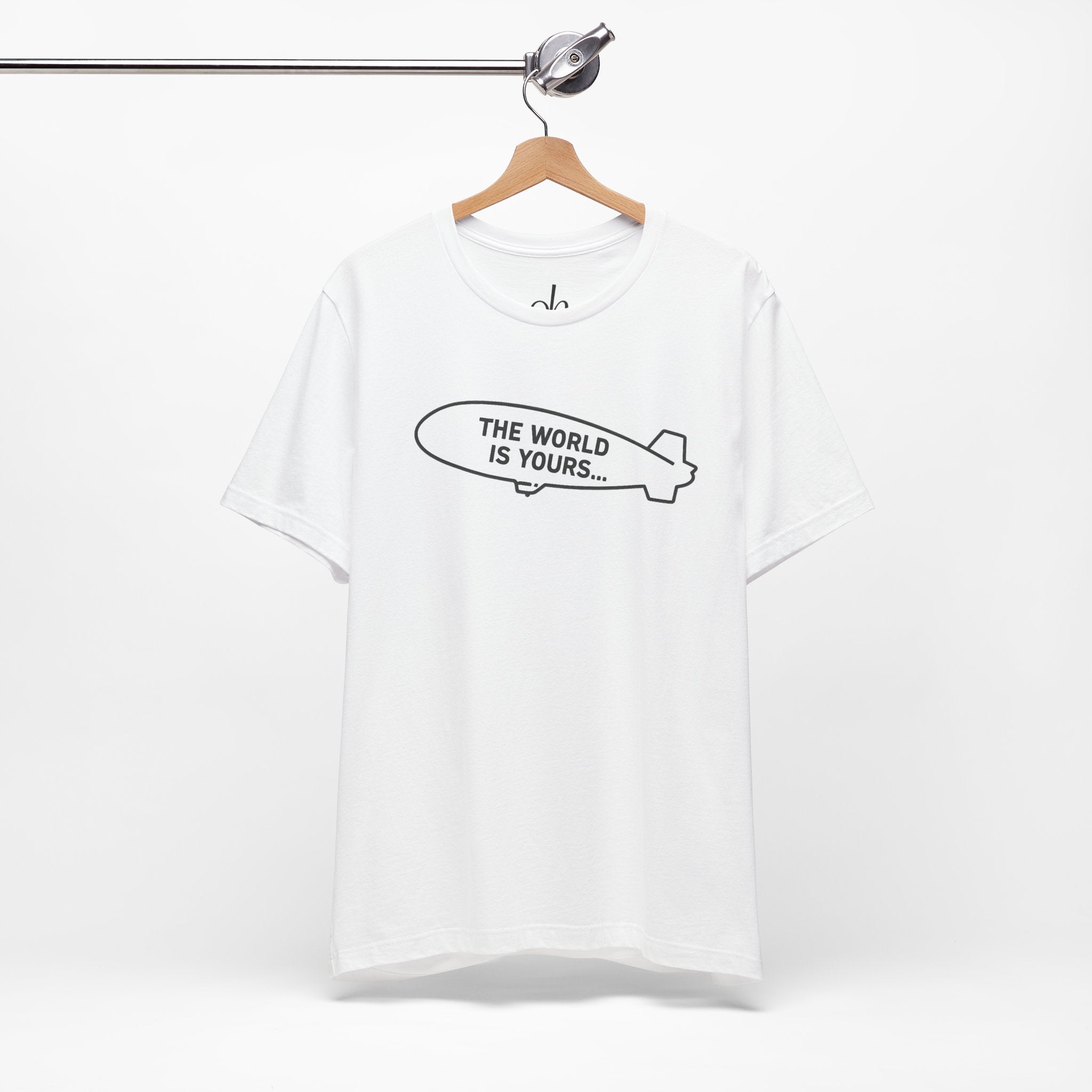 Design T-Shirt The World Is Yours - Weiß