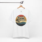 Design T-Shirt Good Vibes - Weiß – Hauptansicht