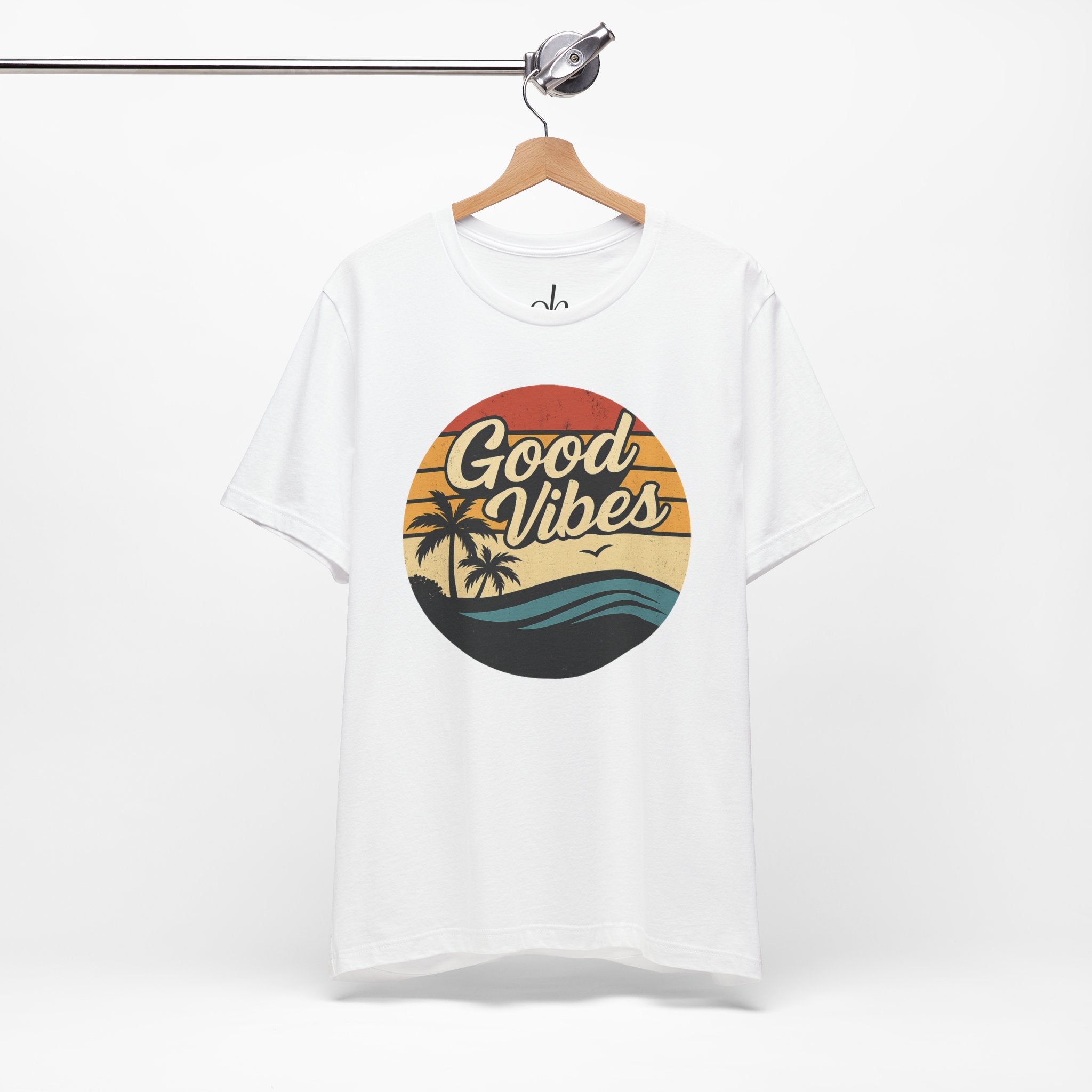 Design T-Shirt Good Vibes - Weiß