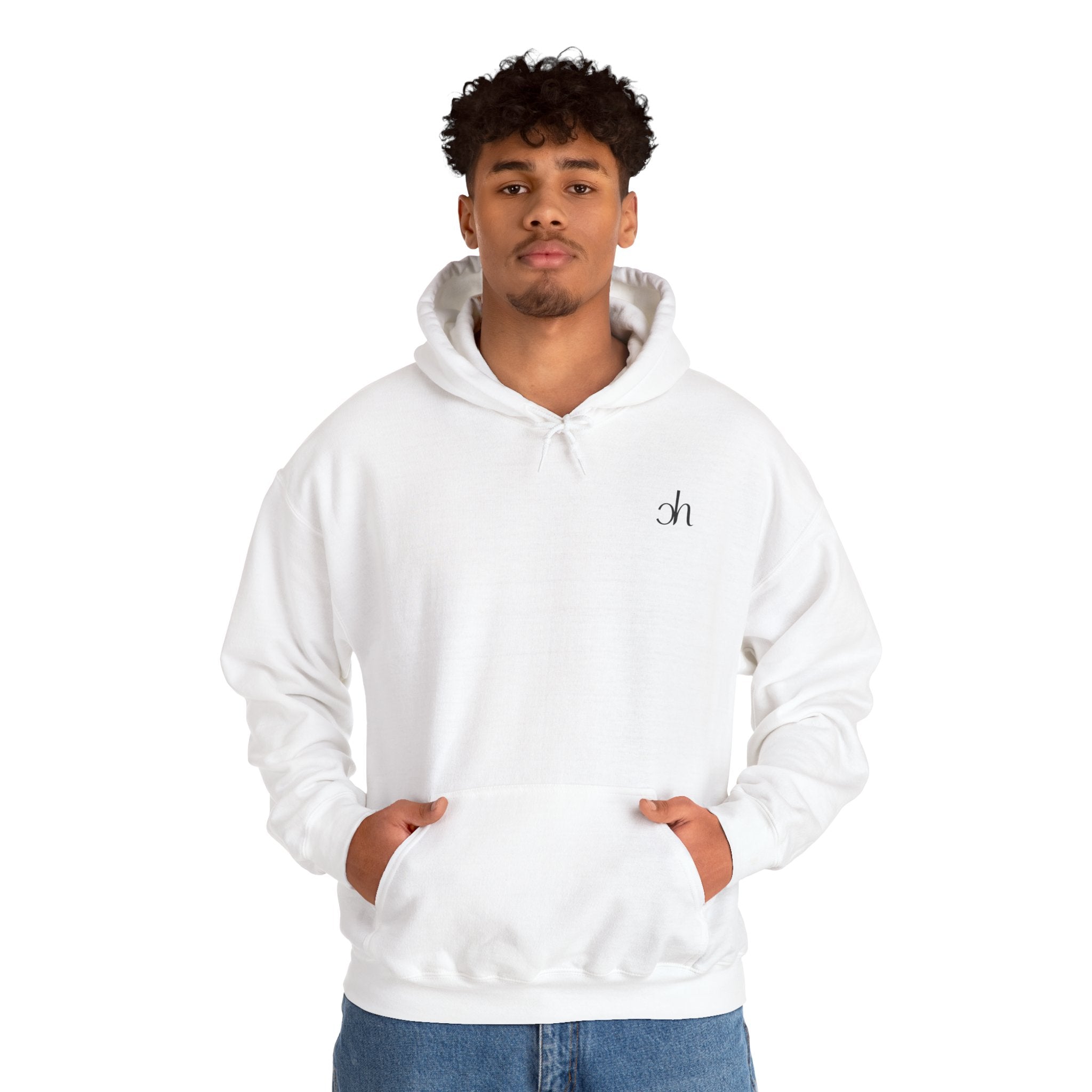CH Hoodie - Weiß / Schwarz – Produktansicht 3
