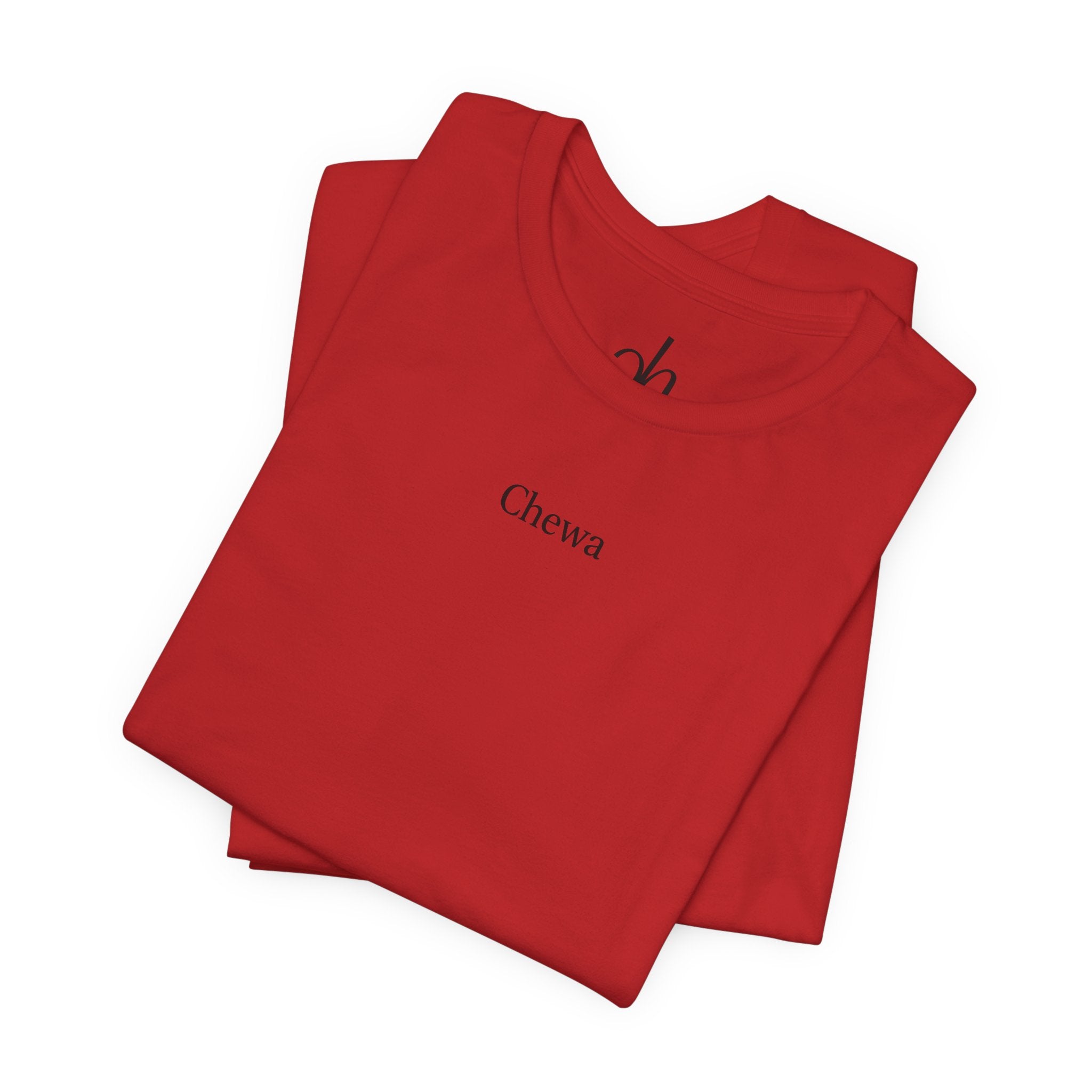 Chewa T-Shirt - Rot / Schwarz – Produktansicht 2