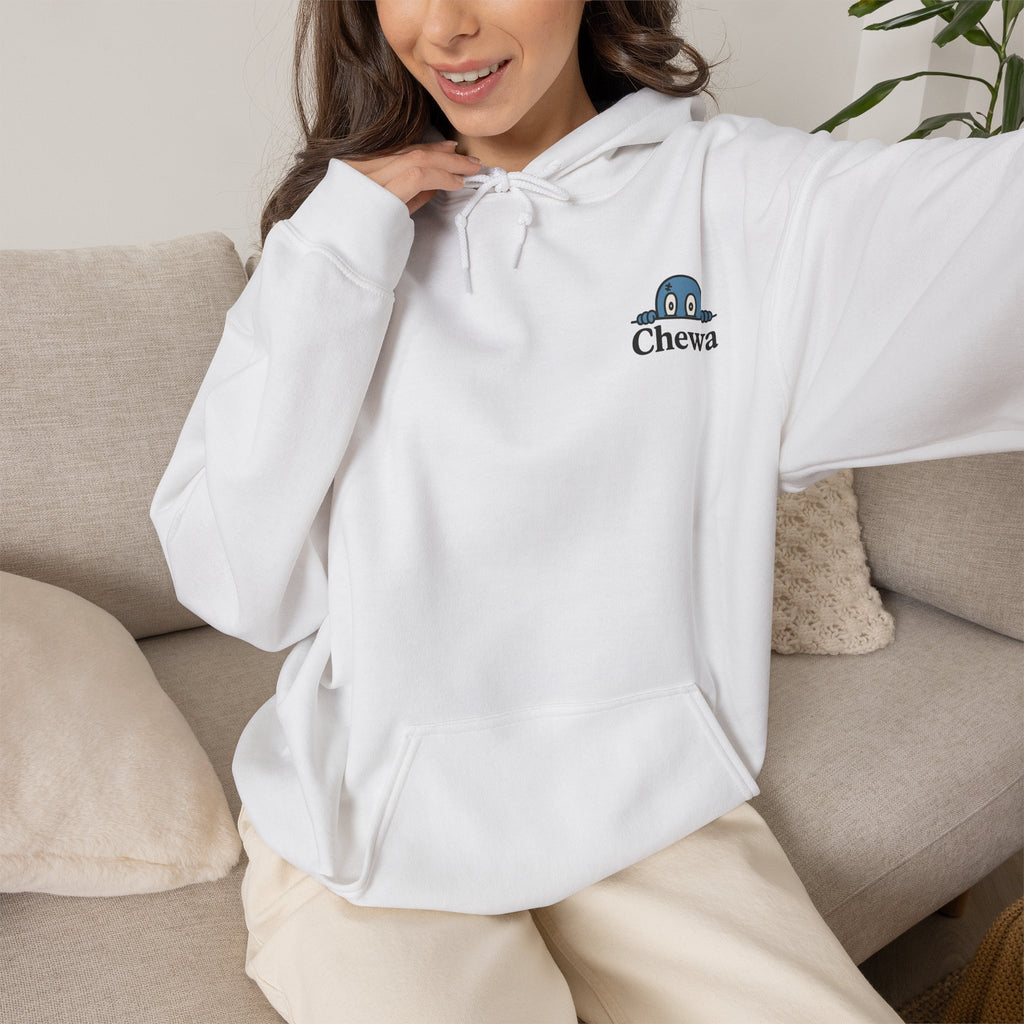 Design Hoodie Flufy - Weiß