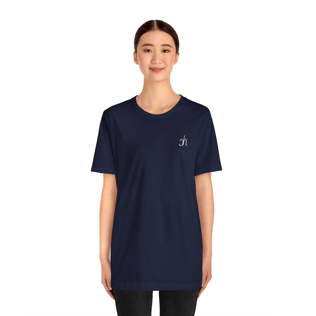 Ch T-Shirt unisex - Dunkelblau / Weiß
