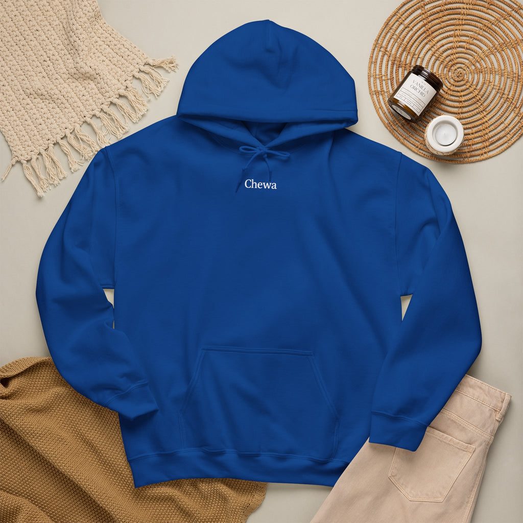 Chewa Hoodie - Blau / Weiß