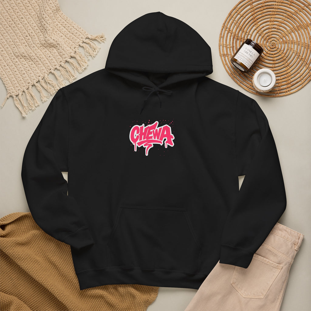 Design Hoodie Chewa - Schwarz / Pink