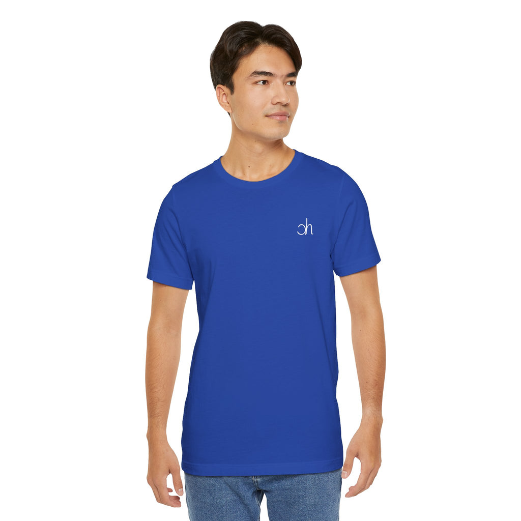 Ch T-Shirt unisex - Blau / Weiß