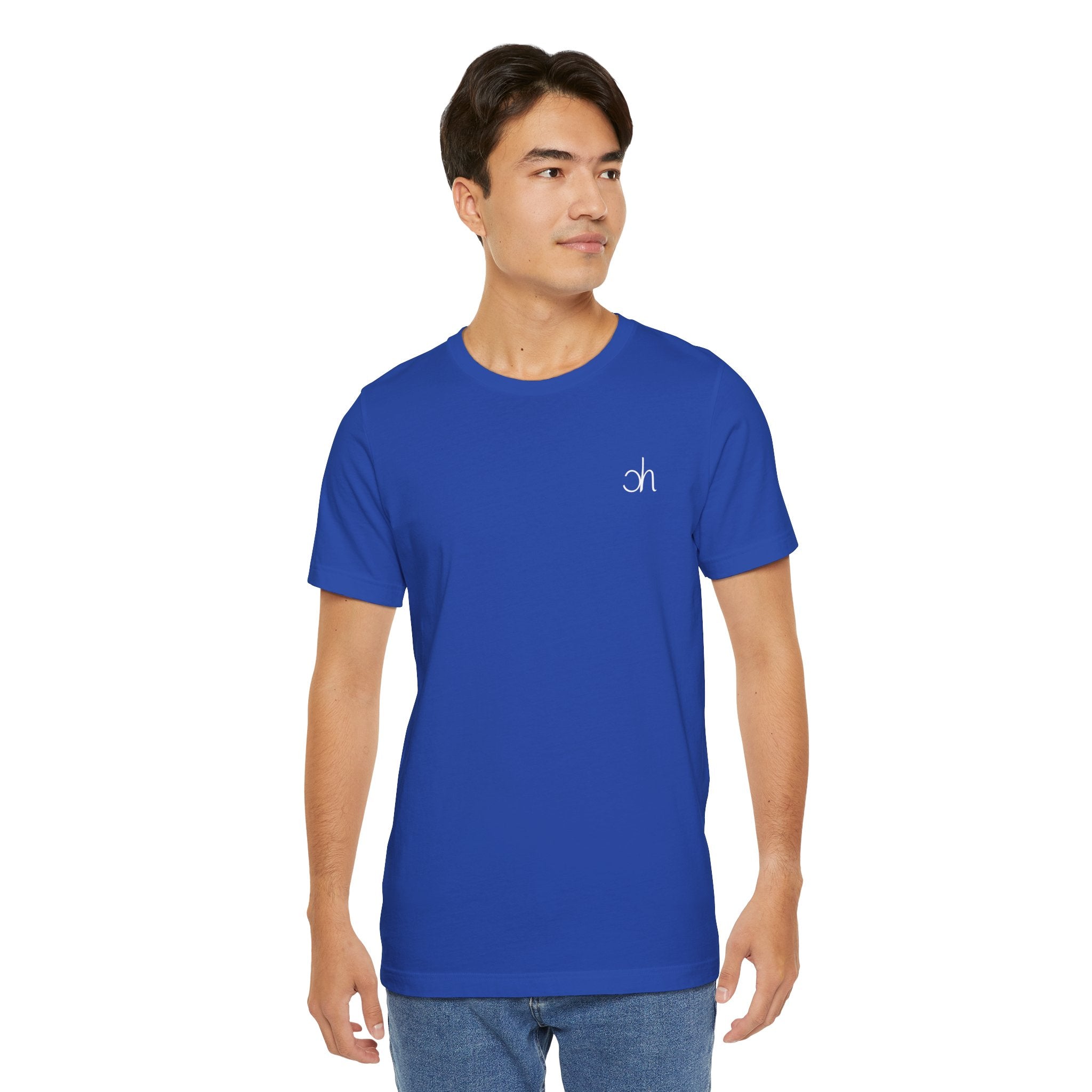 Ch T-Shirt unisex - Blau / Weiß