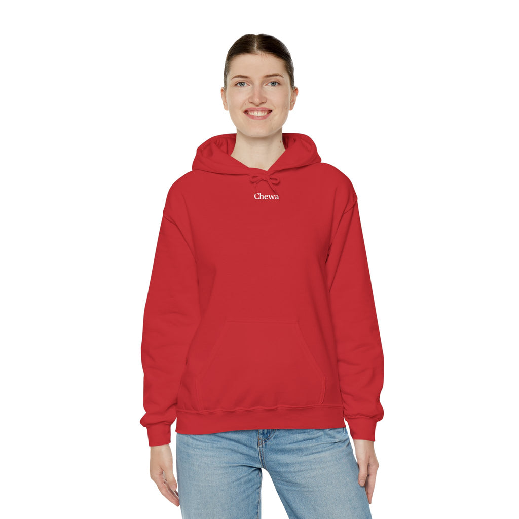 Chewa Hoodie - Rot / Weiß