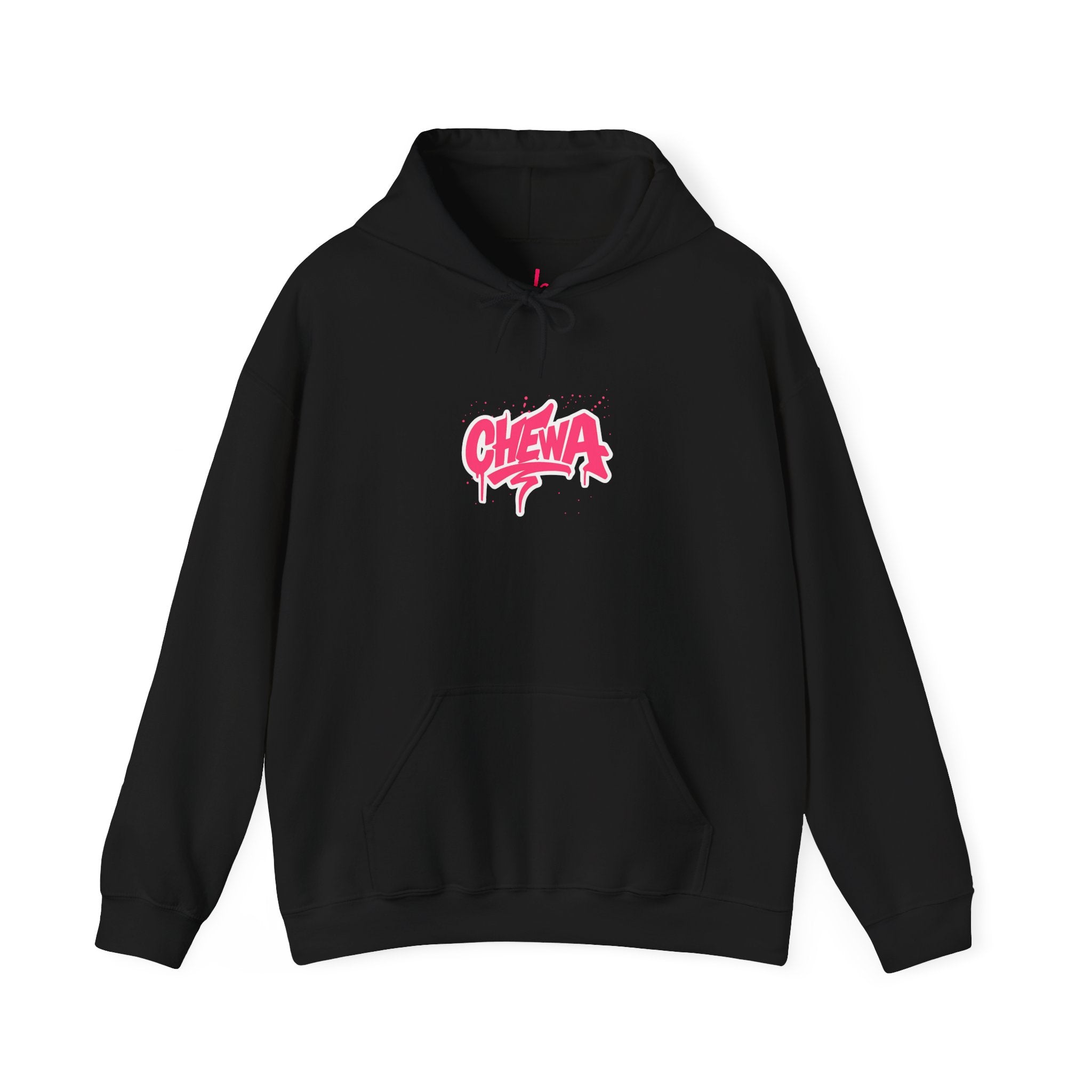Design Hoodie Chewa - Schwarz / Pink