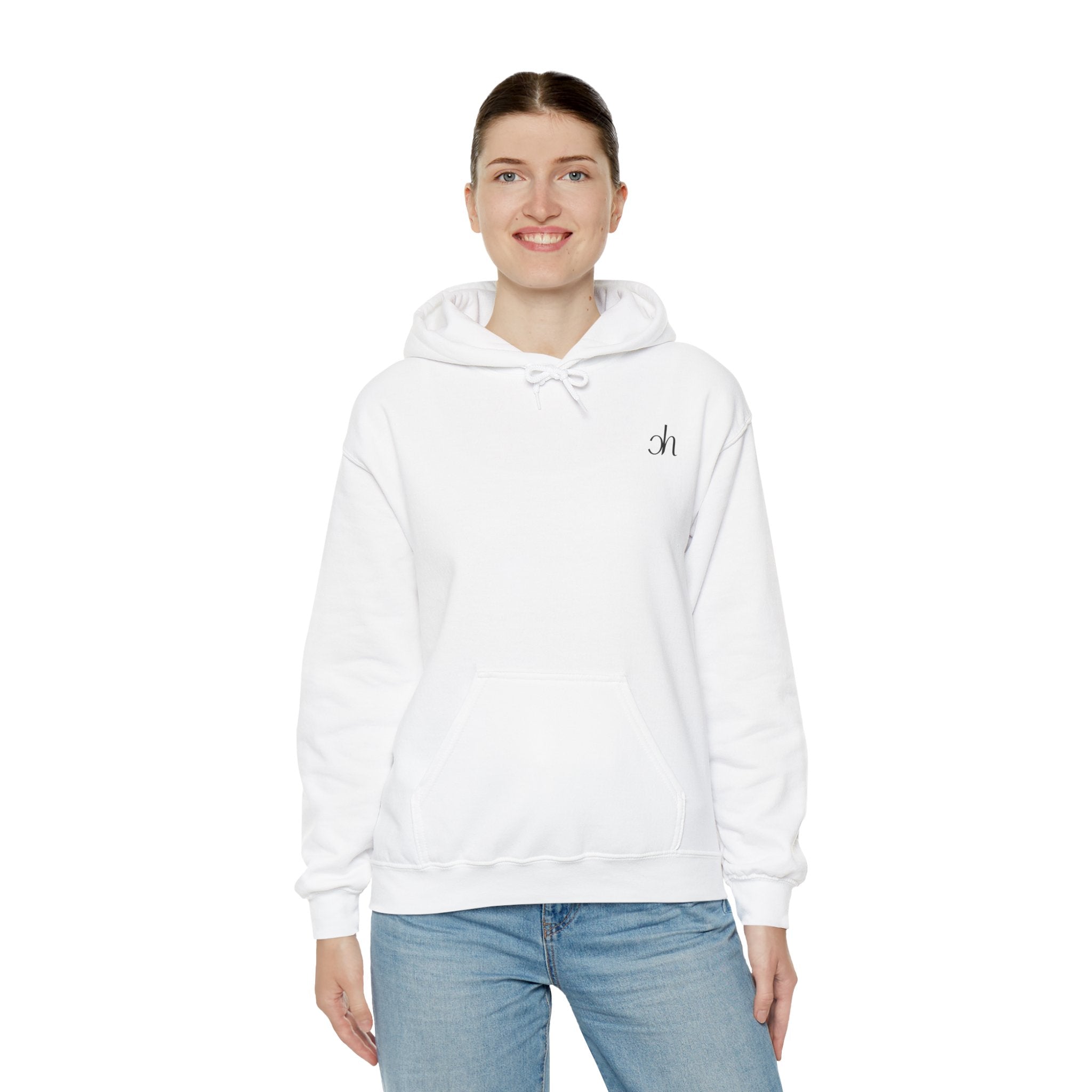 CH Hoodie - Weiß / Schwarz – Produktansicht 4