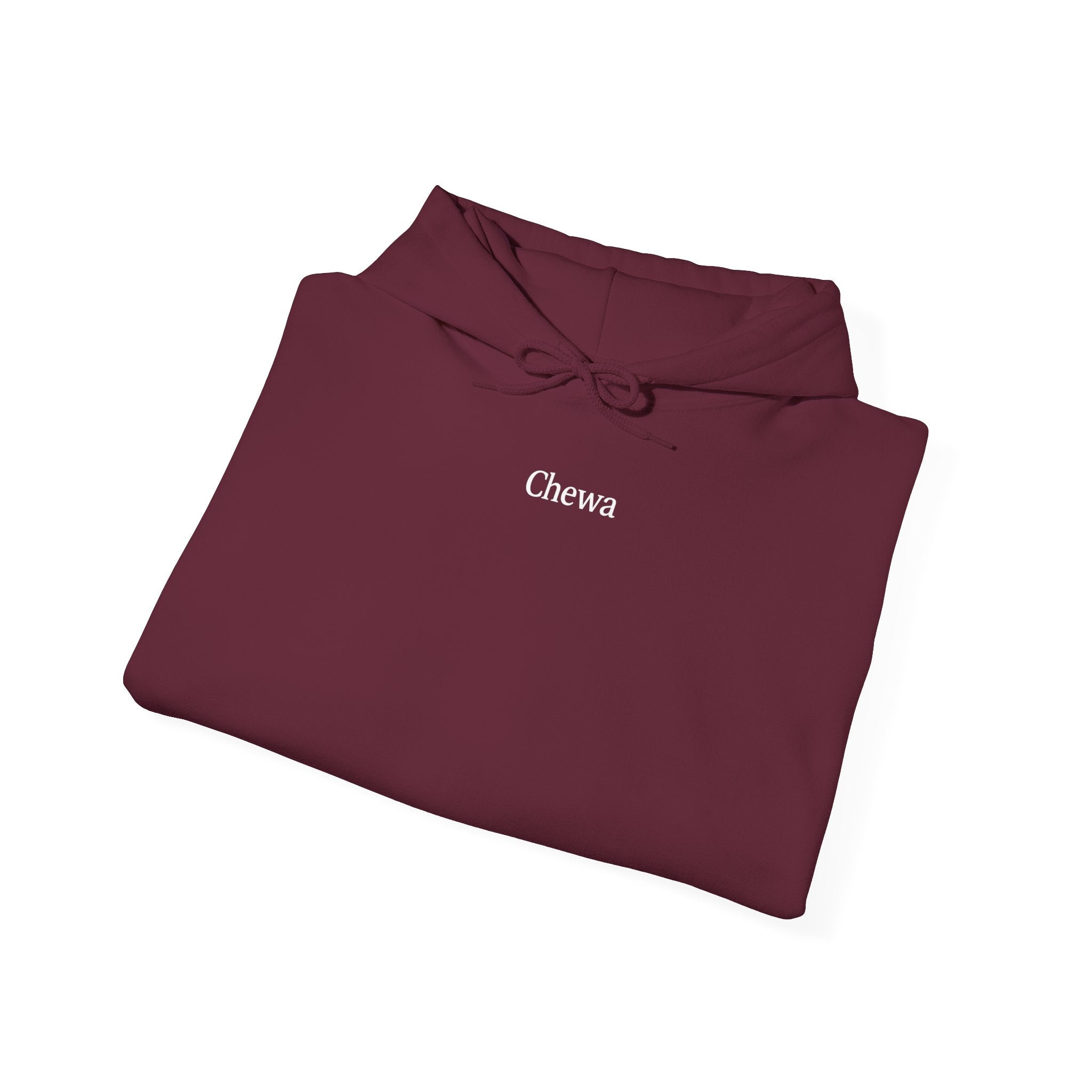 Chewa Hoodie - Kastanienbraun / Weiß