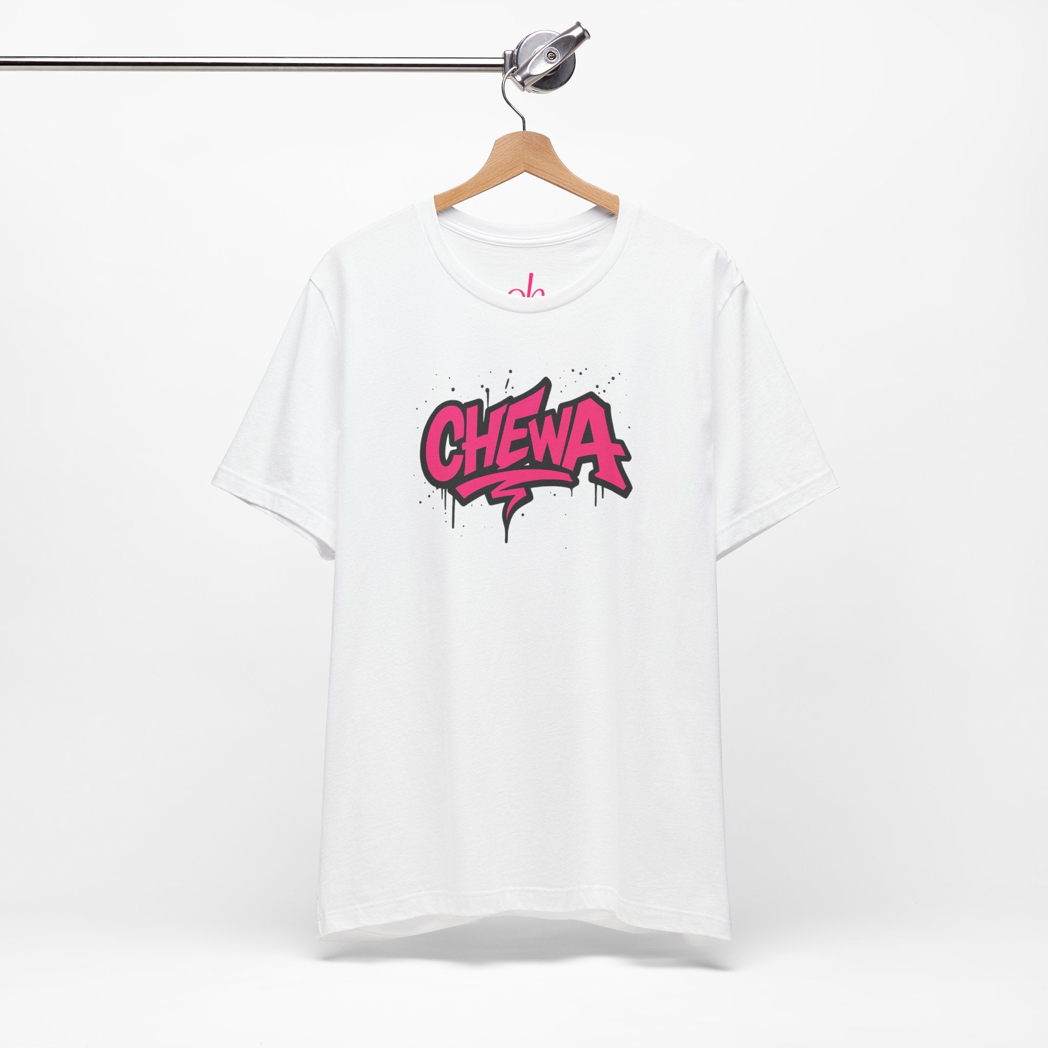 Design T-Shirt Graffiti - Weiß / Pink
