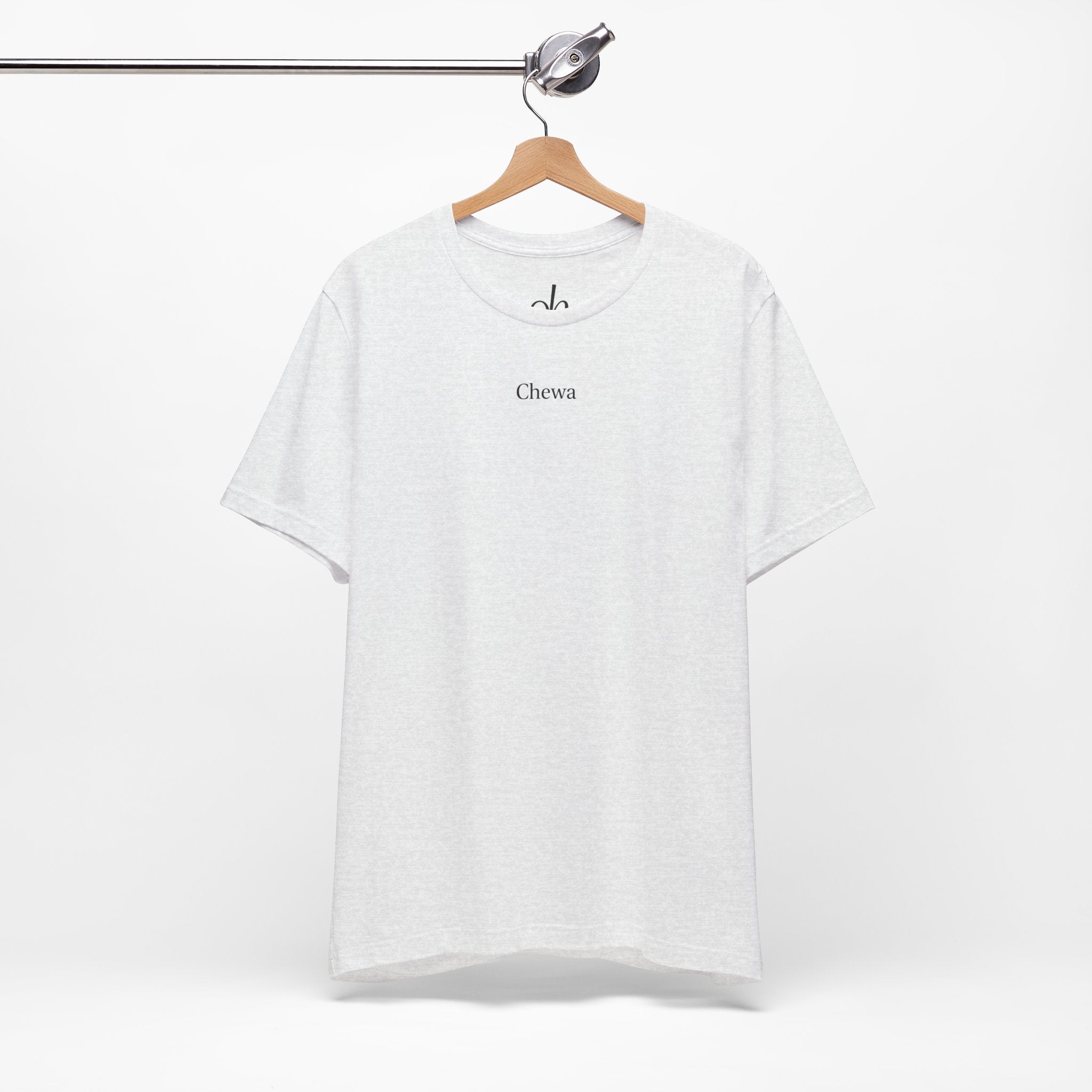 Chewa T-Shirt unisex - Hellgrau / Schwarz