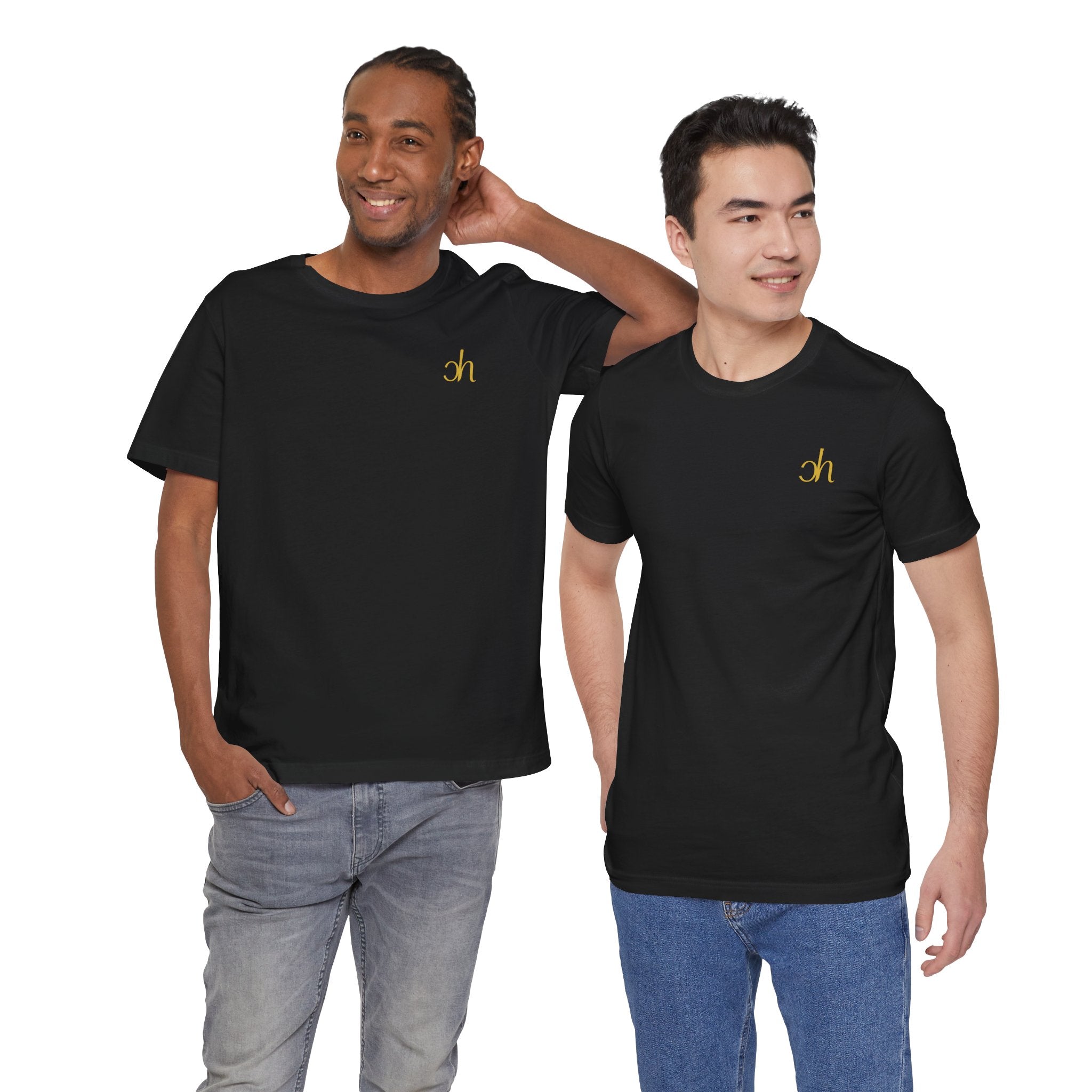 CH T-Shirt - Schwarz / Gold – Produktansicht 5