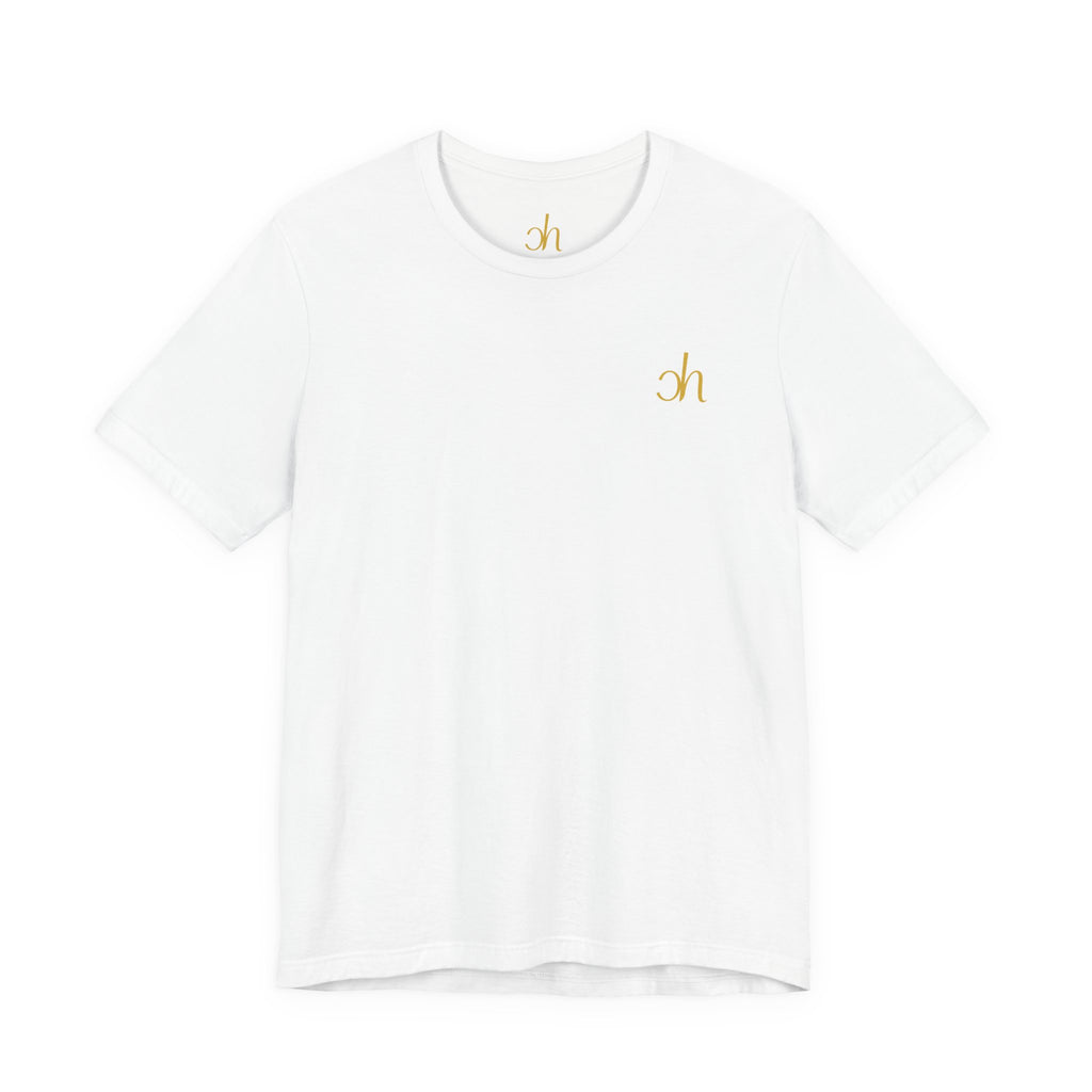 Ch T-Shirt - Weiß / Gold