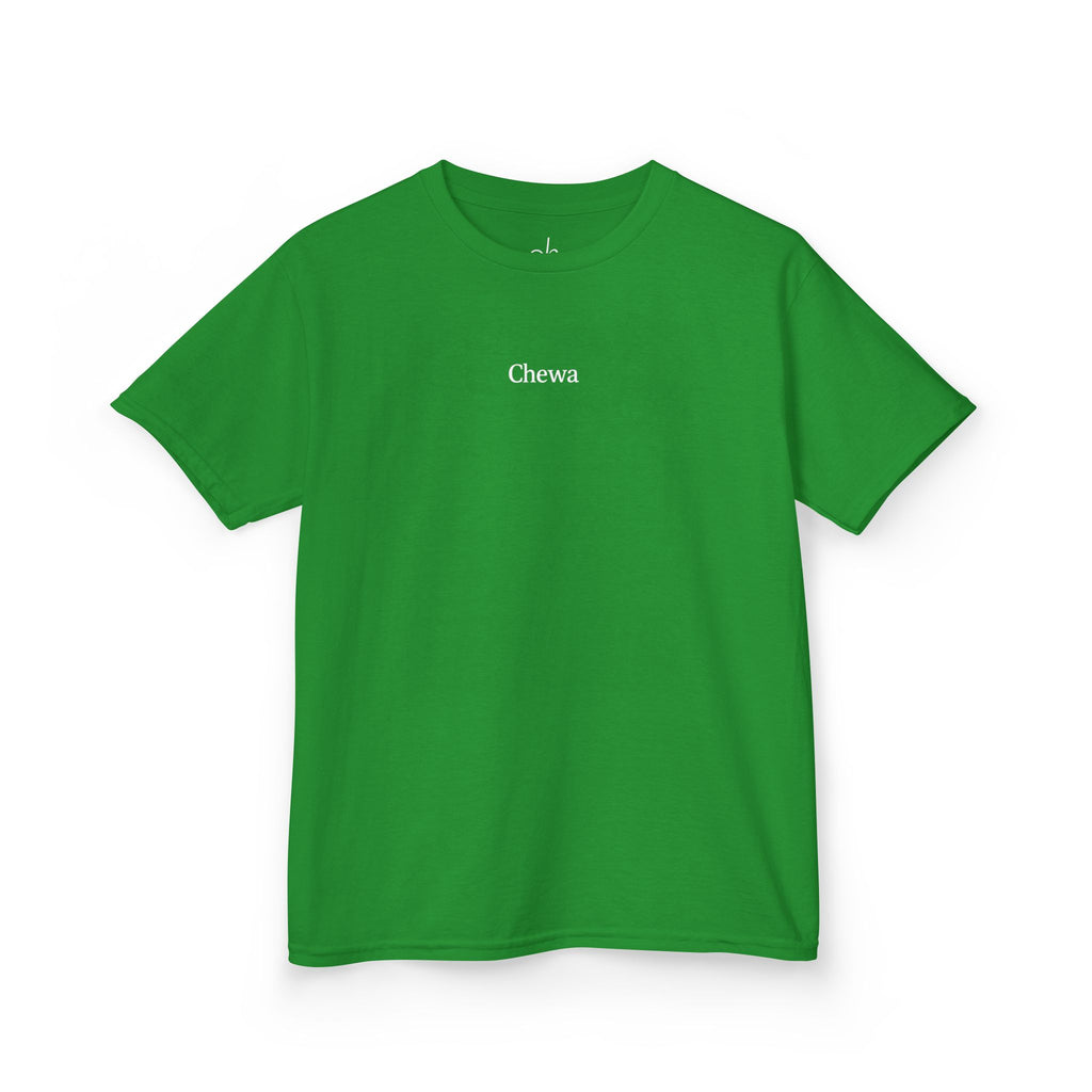 Kinder Chewa T-Shirt - Grün / Weiß