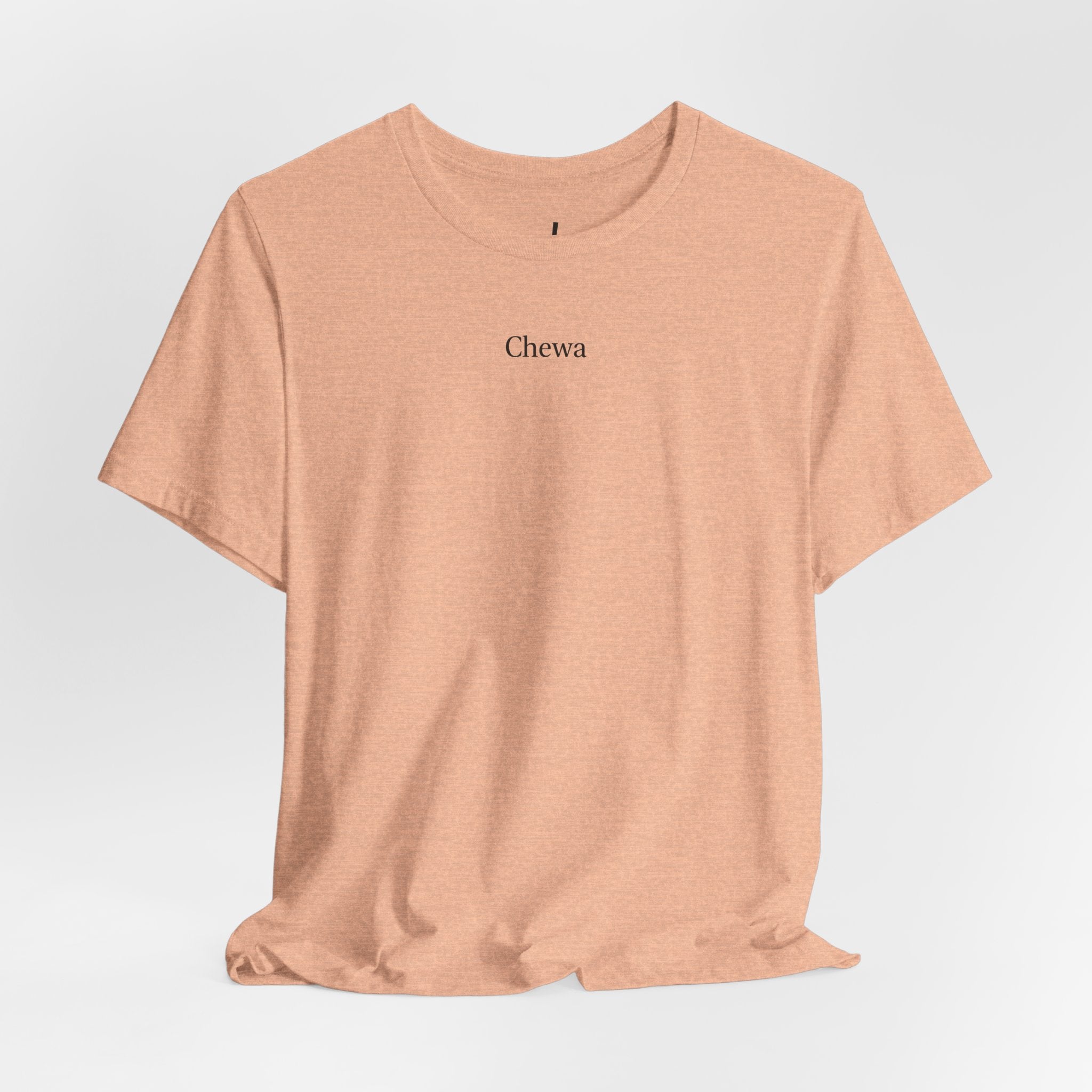 Chewa T-Shirt - Pfirsich / Schwarz