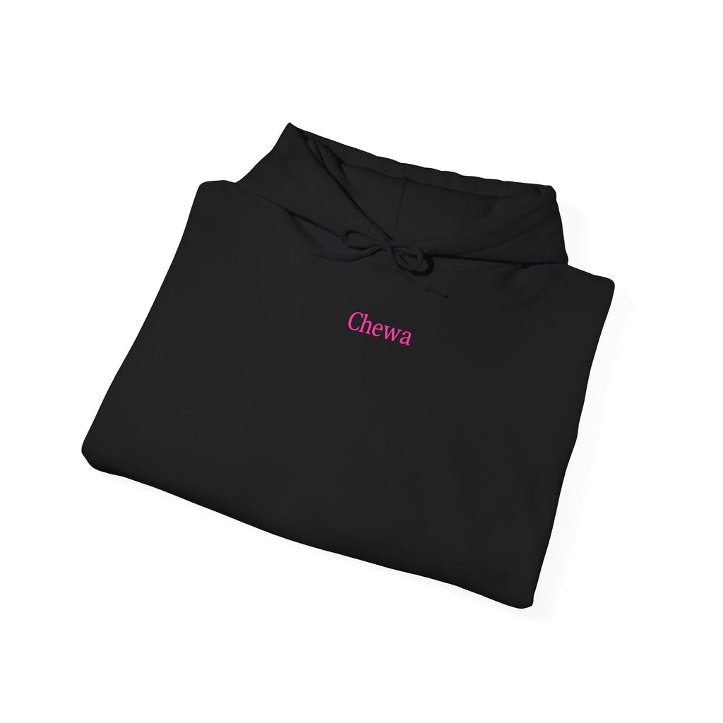 Chewa Hoodie - Schwarz/ Pink