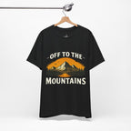 Mountains T-Shirt - Schwarz – Hauptansicht