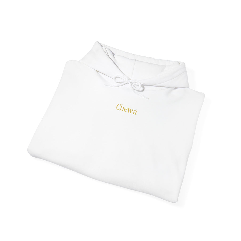 Chewa Hoodie - Weiß / Gold