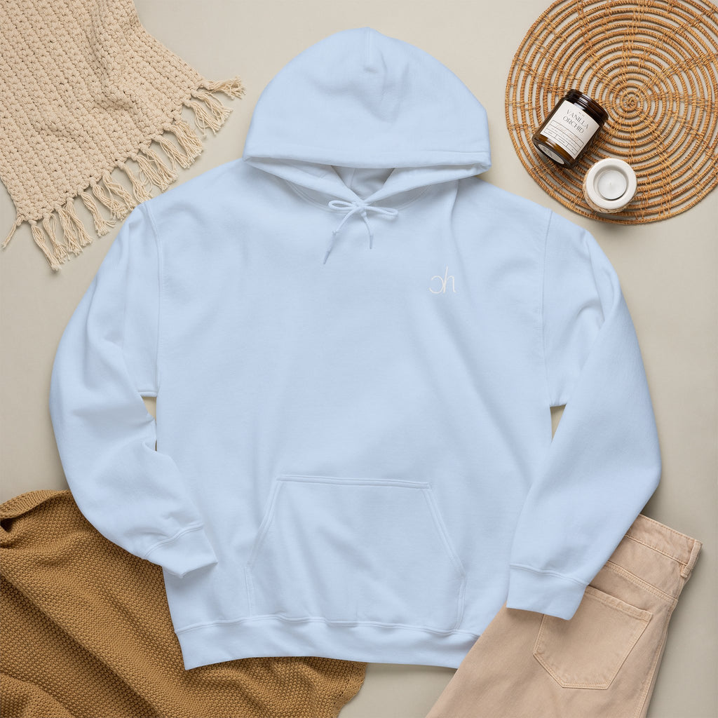 Ch Hoodie - Hellblau / Weiß