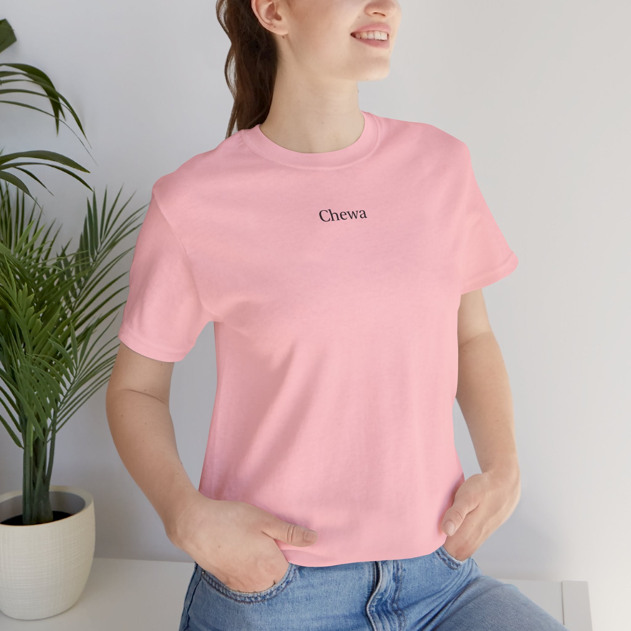 Chewa T-Shirt unisex - Pink / Schwarz