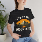 Mountains T-Shirt - Schwarz – Produktansicht 5