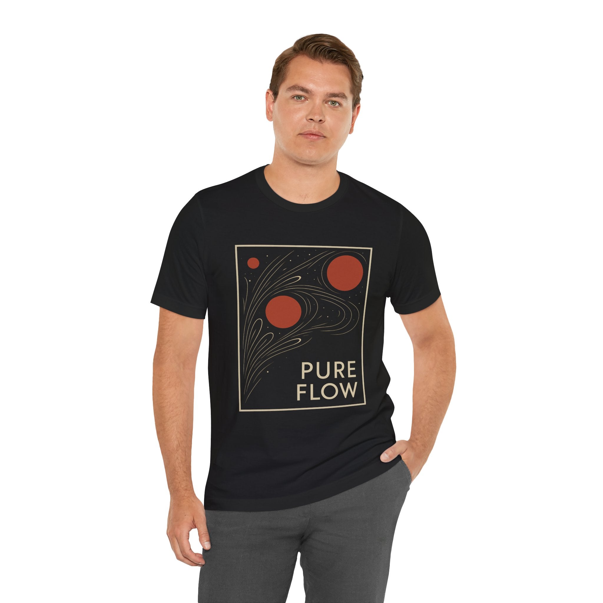 Design T-Shirt Flow - Schwarz