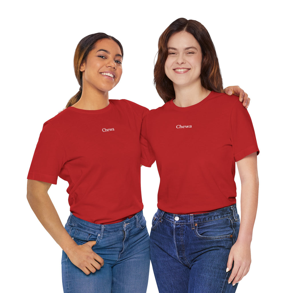 Chewa T-Shirt - Rot / Weiß – Produktansicht 6