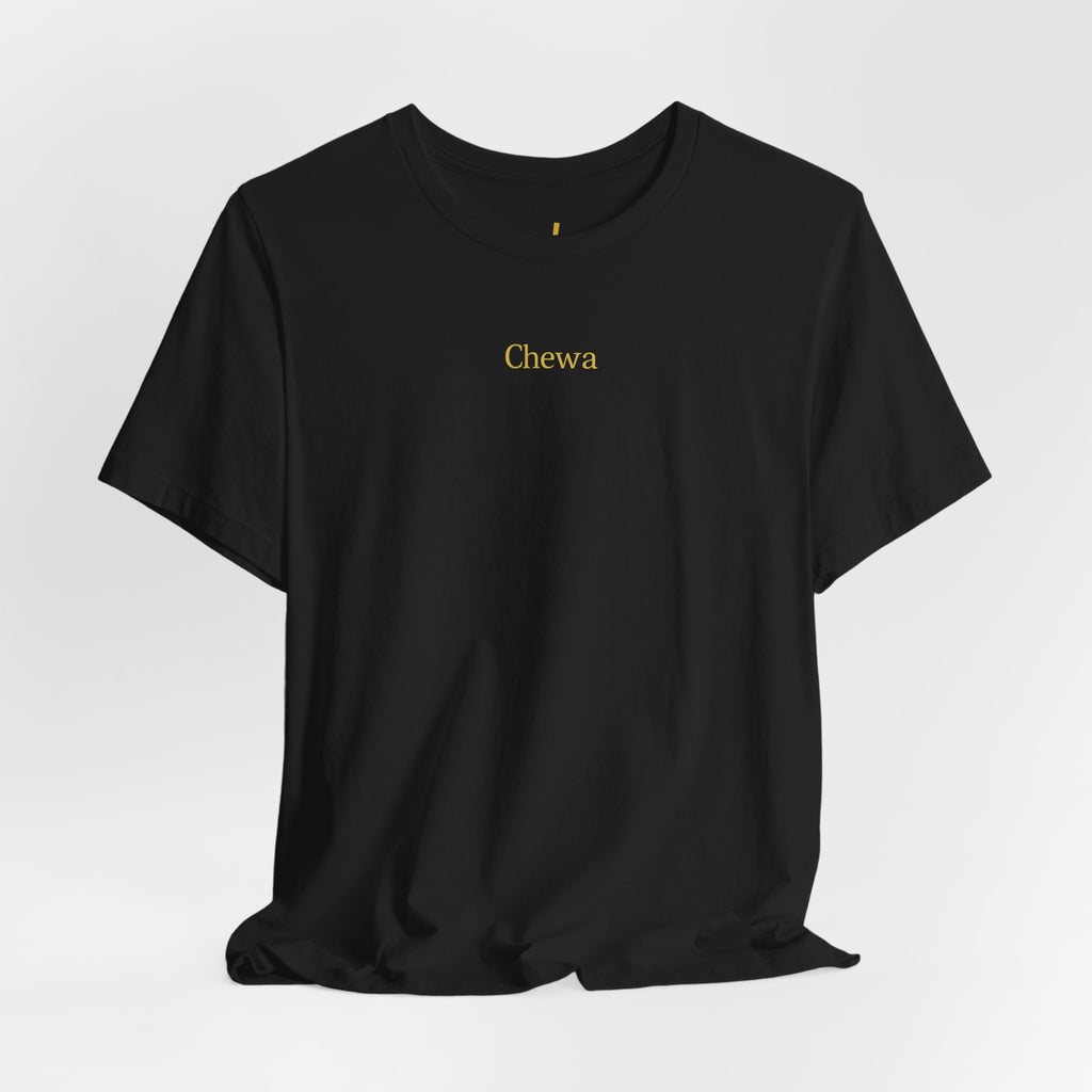 Chewa T-Shirt - Schwarz / Gold
