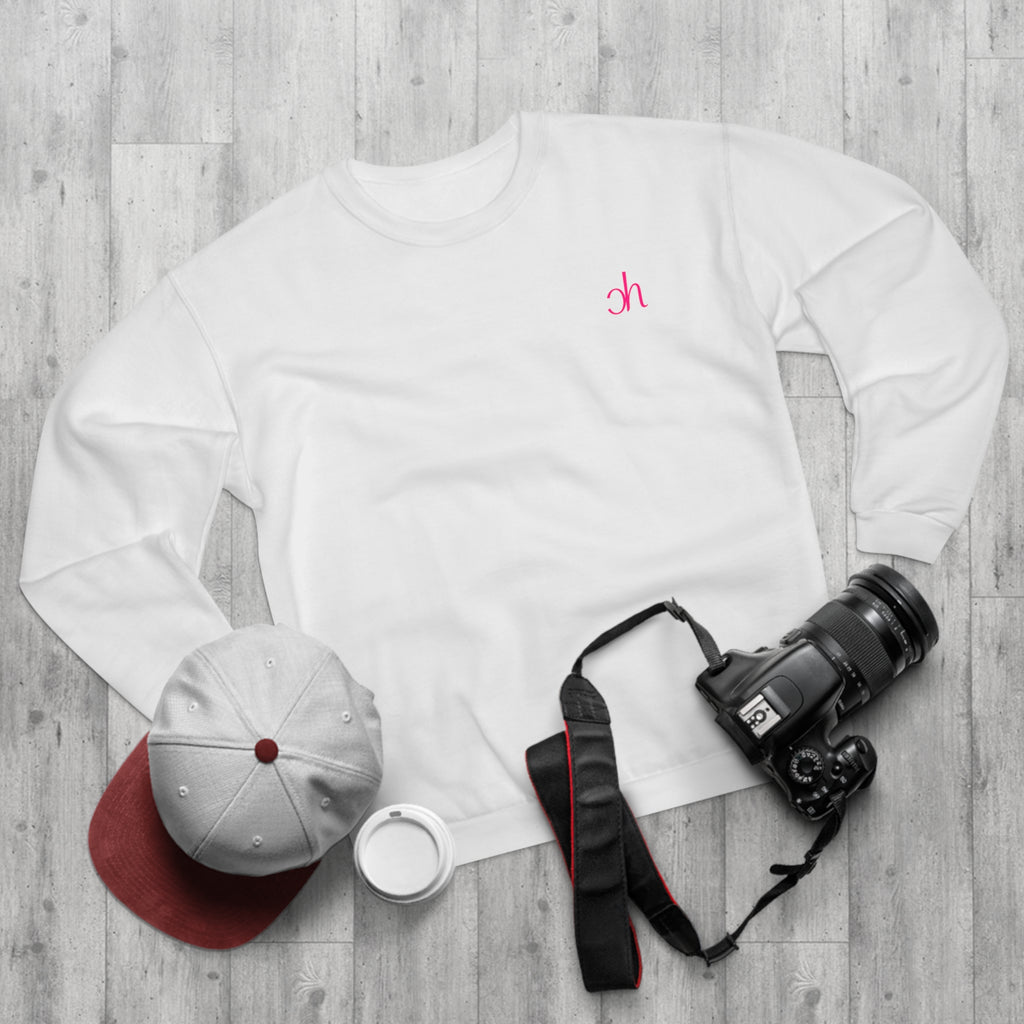 CH Sweatshirt - Weiß / Pink – Produktansicht 2