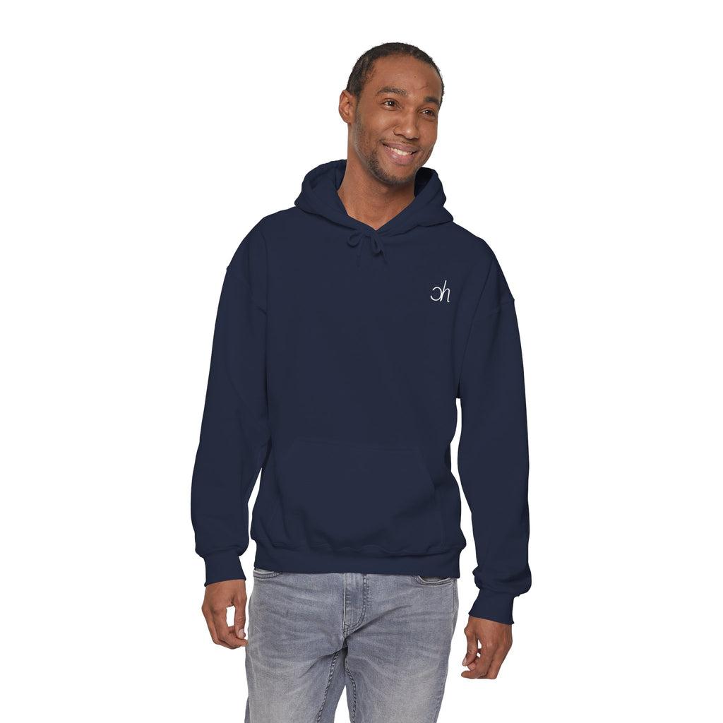 Ch Hoodie - Dunkelblau / Weiß
