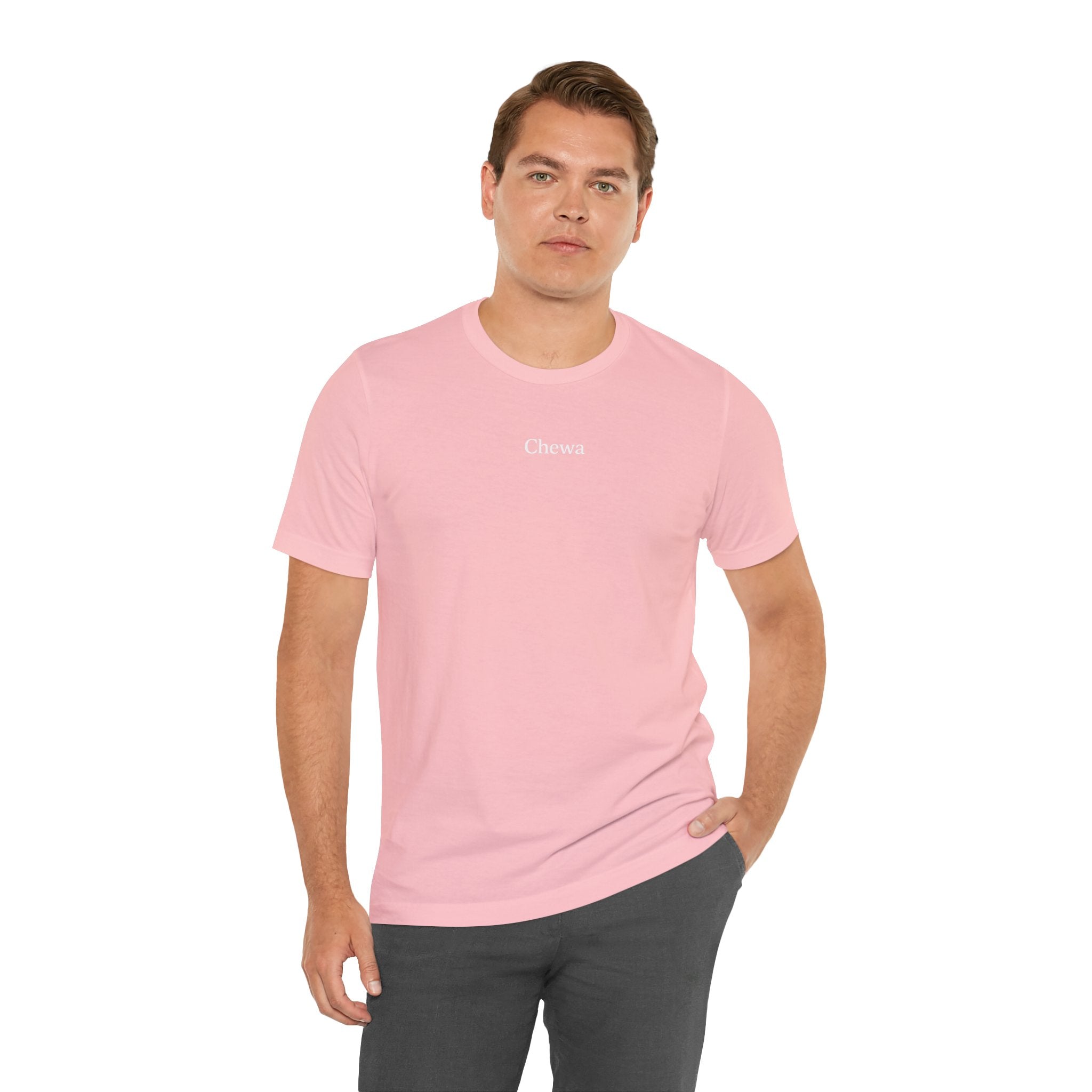 Chewa T-Shirt unisex - Pink / Weiß