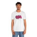 Graffiti T-Shirt - Weiß/Pink – Produktansicht 4