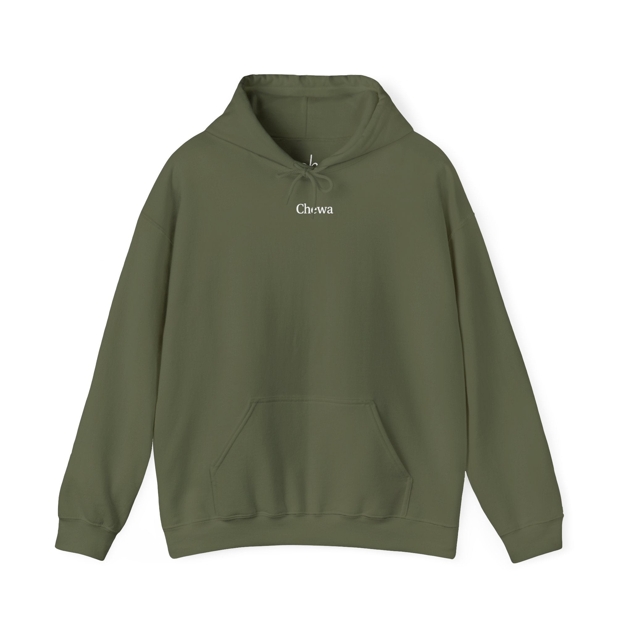 Chewa Hoodie - Army / Weiß