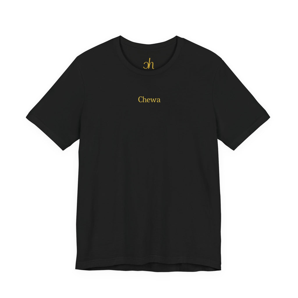 Chewa T-Shirt - Schwarz / Gold