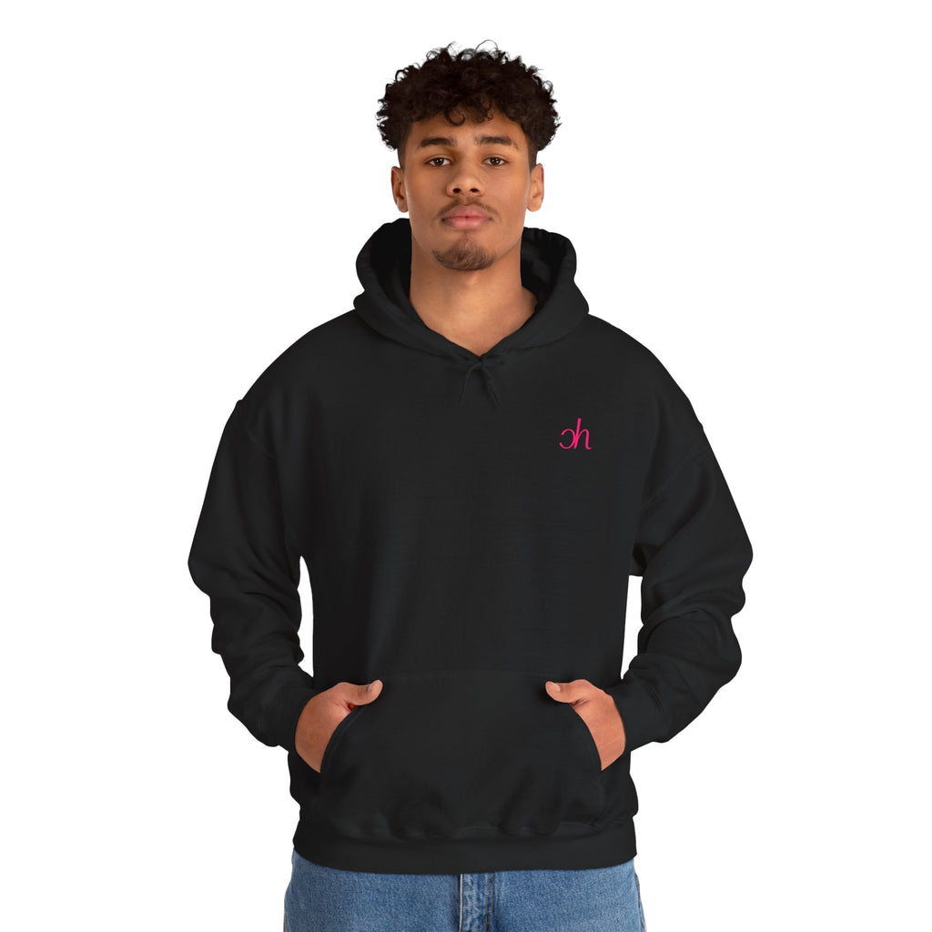 Ch Hoodie - Schwarz / Pink
