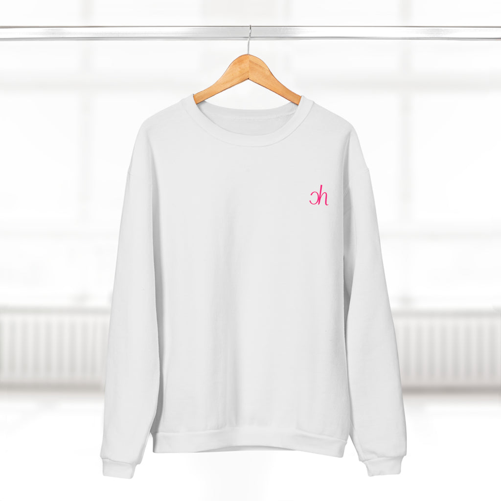 CH Sweatshirt - Weiß / Pink – Hauptansicht