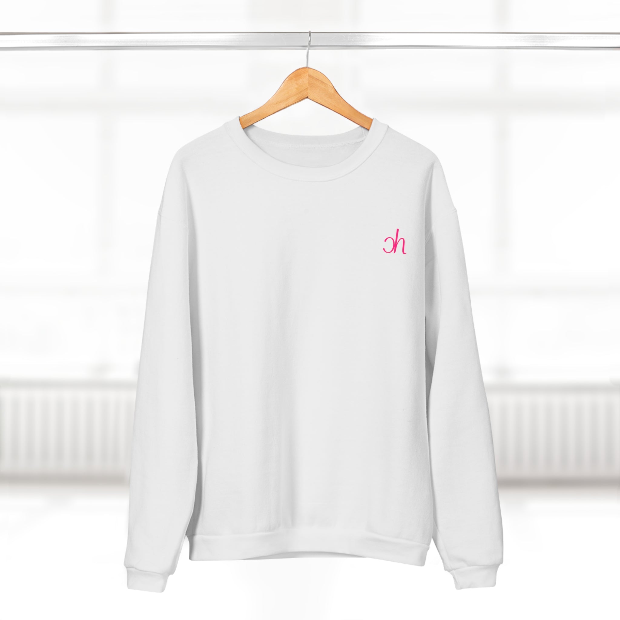 CH Sweatshirt - Weiß / Pink – Hauptansicht