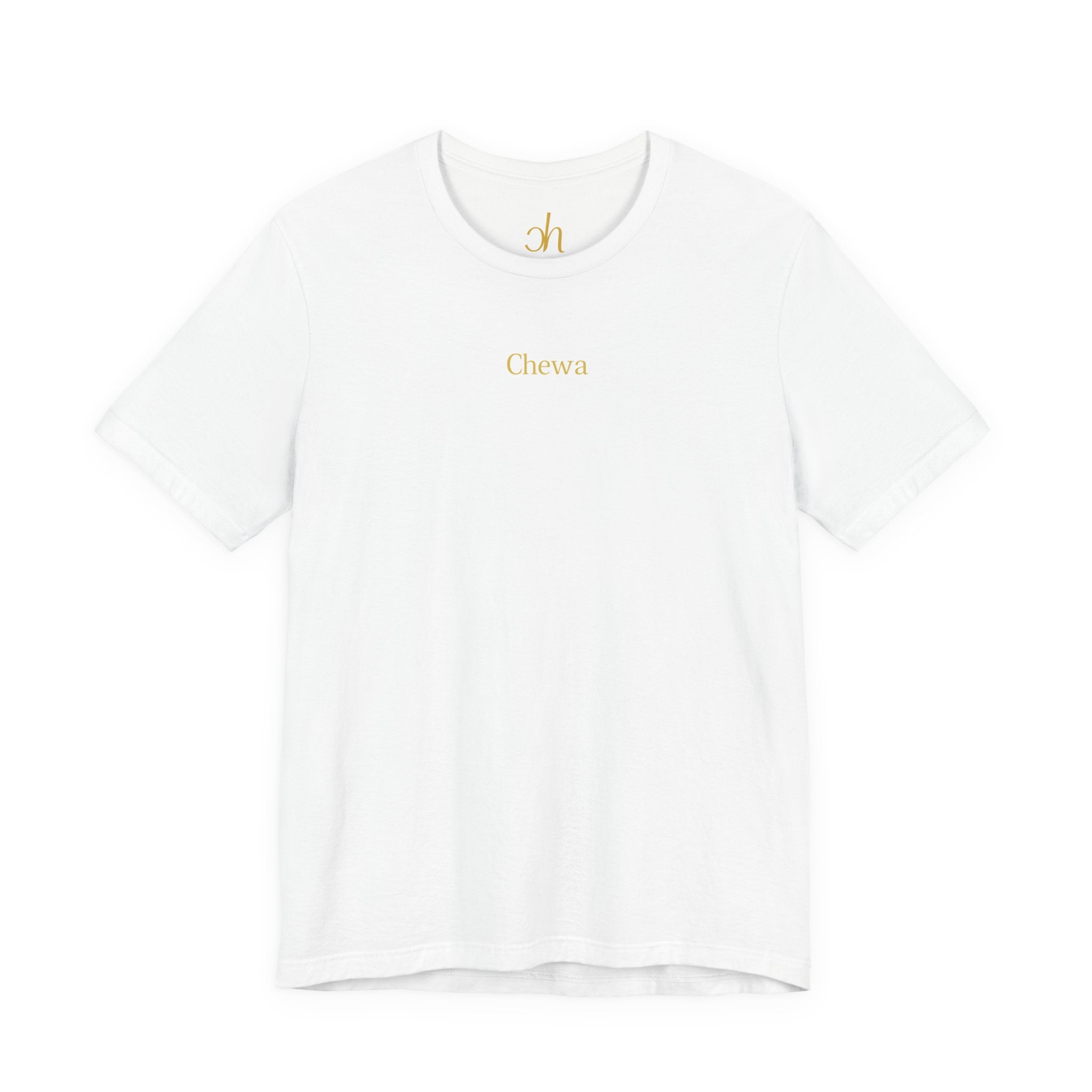 Chewa T-Shirt - Weiß / Gold