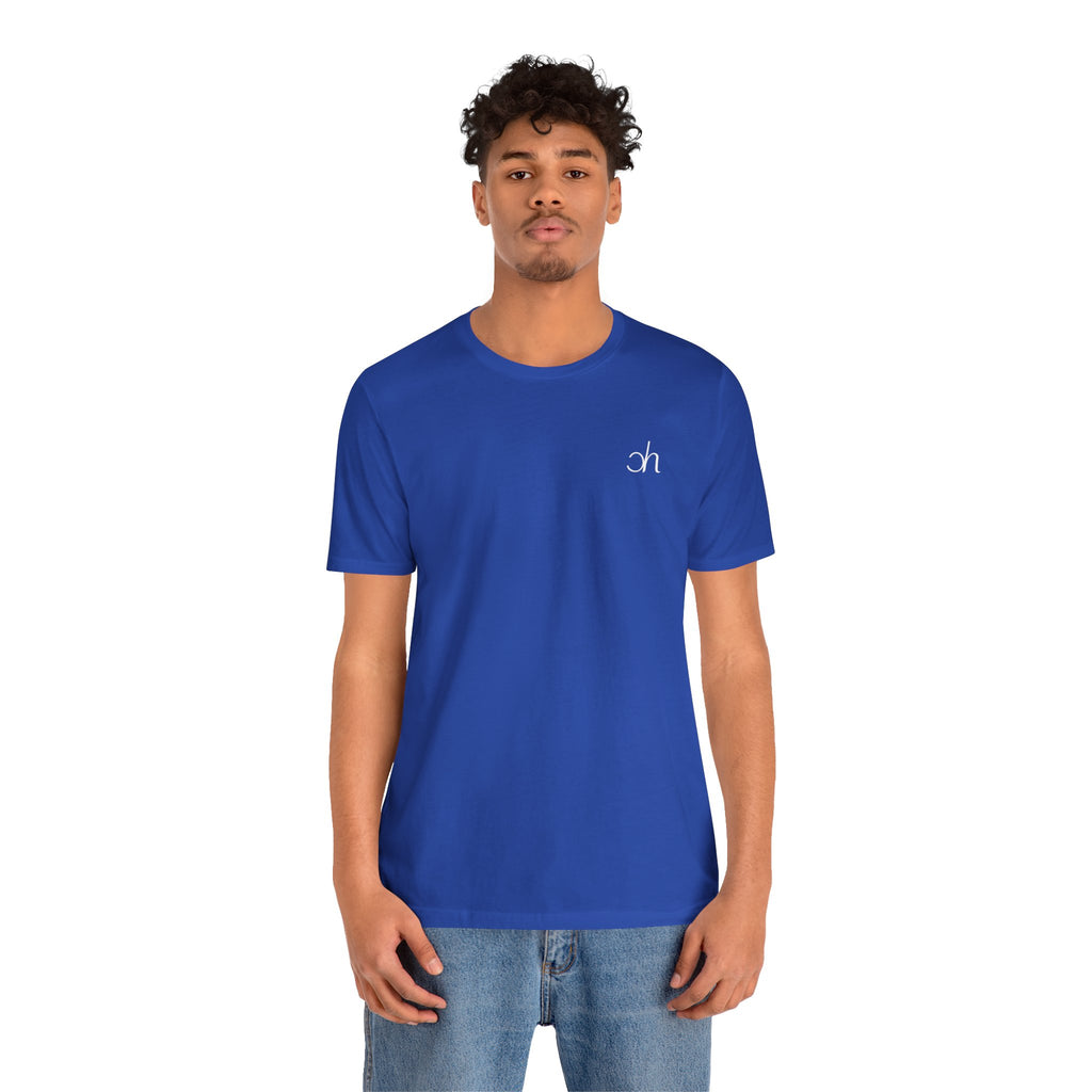Ch T-Shirt unisex - Blau / Weiß