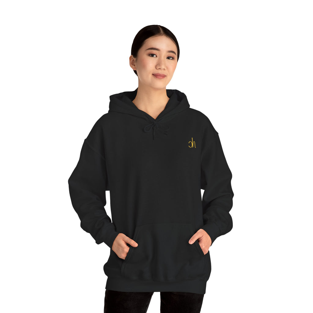 CH Hoodie - Schwarz / Gold – Produktansicht 6
