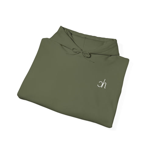 Ch Hoodie - Army / Weiß