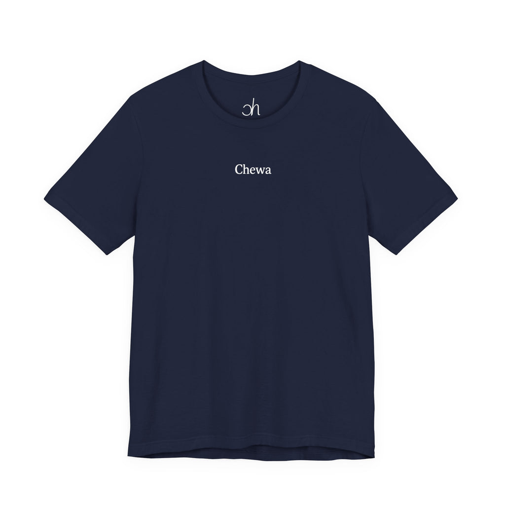 Chewa T-Shirt - Dunkelblau / Weiß