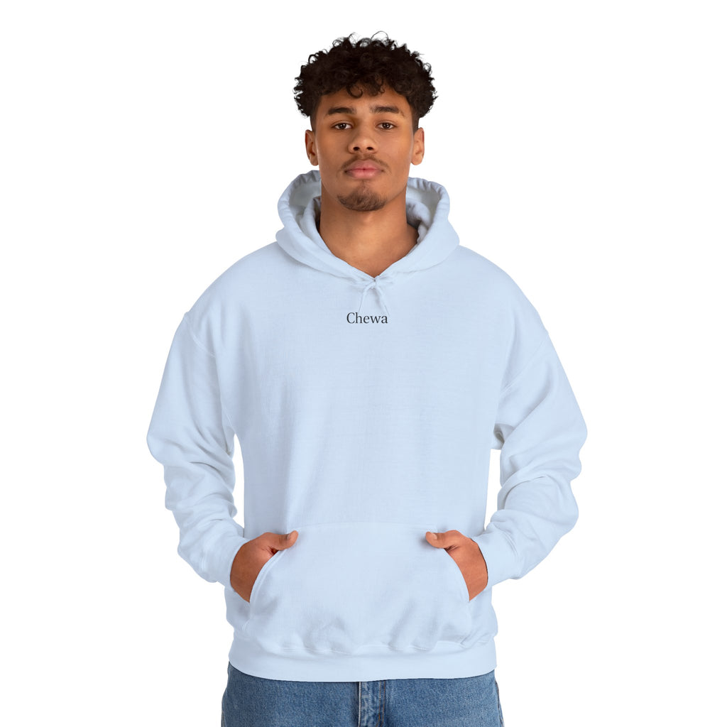 Chewa Hoodie - Hellblau / Schwarz
