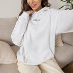 CHEWA Hoodie - Weiß / Schwarz – Produktansicht 3