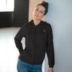 CH Zip Hoodie - Schwarz / Gold – Produktansicht 4